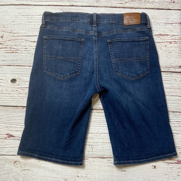 Lucky Brand Jeans The Bermuda Jean Shirts Sz 10 W 30 - Picture 7 of 10